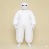 disfraz baymax - botarga inflable